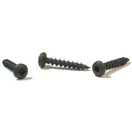 #6 x 3/4 Deep Thread Wood Screws / Square / Pan Head / Steel / Black Oxide - 10000 Piece Carton
#6 x 3/4 Deep Thread Wood Screws / Square / Pan Head / Steel / Black Oxide - 10000 Piece Carton