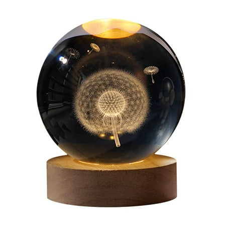 Astronaut Round Bedroom Lights 3D Crystal Ball Wooden Lighted Base Bedroom Decor LED Night Light Starry Lamp Crystsal Ball Night Light Solar System STYLE G
Astronaut Round Bedroom Lights 3D Crystal Ball Wooden Lighted Base Bedroom Decor LED Night Light Starry Lamp Crystsal Ball Night Light Solar System STYLE G