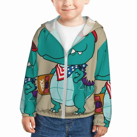 Lukts Cool Dino Playing Skateboard Print Children s Long-Sleeved Sun Protection Clothing Hooded Sweatshirts for Boys and Girls Outdoor Sports-2 Years
Lukts Cool Dino Playing Skateboard Print Children s Long-Sleeved Sun Protection Clothing Hooded Sweatshirts for Boys and Girls Outdoor Sports-2 Years