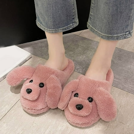 Fashion Autumn And Winter Women Slippers Flat Non Slip Plush Warm Comfortable Cute Cartoon Dog Shape Hot Pink 8.5
Fashion Autumn And Winter Women Slippers Flat Non Slip Plush Warm Comfortable Cute Cartoon Dog Shape Hot Pink 8.5