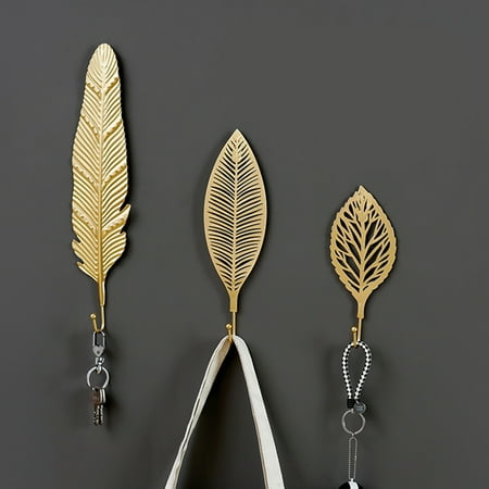 QILIN Golden Metal Leaf Shape Hook Door Wall Wardrobe Clothes Bag Hanger Hanging Decor
QILIN Golden Metal Leaf Shape Hook Door Wall Wardrobe Clothes Bag Hanger Hanging Decor