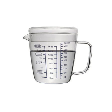 500ml Water Cup Heat-Resisting Glass Measuring Cup Milk Scale with Lid Cup V-Shaped Water Outlet Glass Cup Transparent Scale Cup with Glass Cover for Water Milk Tea Coffee
500ml Water Cup Heat-Resisting Glass Measuring Cup Milk Scale with Lid Cup V-Shaped Water Outlet Glass Cup Transparent Scale Cup with Glass Cover for Water Milk Tea Coffee