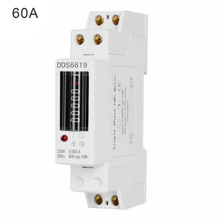 Feiruifan High Precision Single-phase Clear Reading DDS6619-001 230V Electricity Meter High Reliability Clear Reading Digital Single-phase Din Rail Energy Meter Counter for Household
Feiruifan High Precision Single-phase Clear Reading DDS6619-001 230V Electricity Meter High Reliability Clear Reading Digital Single-phase Din Rail Energy Meter Counter for Household