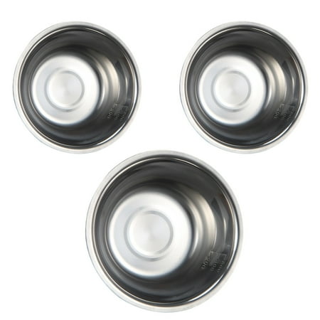 Homemaxs 3pcs Stainless Steel Bowls Baking Bowls Fruit Salad Bowls Kitchen Egg bowls