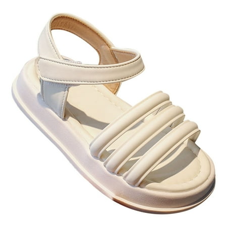 PEASKJP Toddler Girl Open Toe Anti Slip Toddler Girls Platform Sandals Platform Sandal White Size 9.5
PEASKJP Toddler Girl Open Toe Anti Slip Toddler Girls Platform Sandals Platform Sandal White Size 9.5