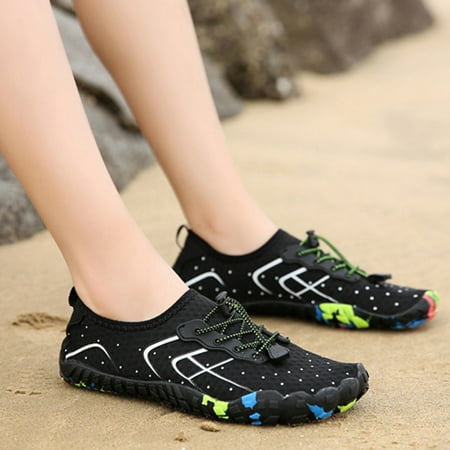Cathalem Sneaker for Women Size 9 Men And Women Swimming Shoes Light Swimming Shoes Wading Diving Beach Running Sneaker for Women White 8.5