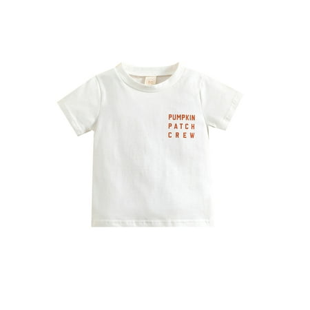 Sunisery Kids Toddler Boys Girls Halloween T-Shirts Short Sleeve Letter Print Round Neck Loose Tops
Sunisery Kids Toddler Boys Girls Halloween T-Shirts Short Sleeve Letter Print Round Neck Loose Tops