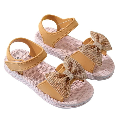 Wesracia Girls Sandals Toddler Kids Infant Girls Soild Bowknot Princress Shoes Soft Sole Non Slip First Walkers Prewalker Beach Shoes
Wesracia Girls Sandals Toddler Kids Infant Girls Soild Bowknot Princress Shoes Soft Sole Non Slip First Walkers Prewalker Beach Shoes