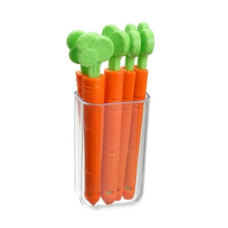 Food Snack Bag Sealing Clip Carrot-Shaped Refrigerator Magnet