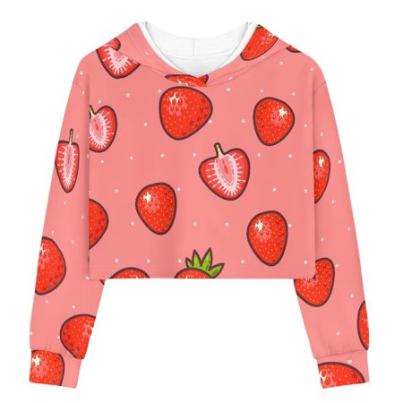 TOADDMOS Strawberry Trendy Girls Pullover Crop Tops 7-8 Long Sleeve Kids Sweatshirts Long Sleeve Hoodies for Toddler Girls
TOADDMOS Strawberry Trendy Girls Pullover Crop Tops 7-8 Long Sleeve Kids Sweatshirts Long Sleeve Hoodies for Toddler Girls