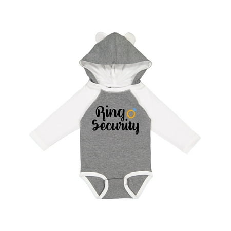 Inktastic Ringbearer Ring Security Gift Baby Boy Long Sleeve Bodysuit