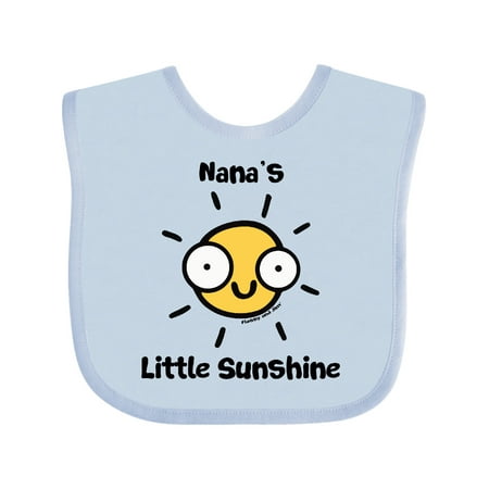 Inktastic Nanas little Sunshine Gift Baby Boy or Baby Girl Bib