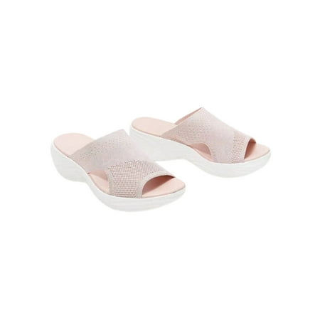Eleluny Women Mesh Platform Slippers Wedge Slide Beach Casual Peep Toe Shoes Women s Shoes US 9
Eleluny Women Mesh Platform Slippers Wedge Slide Beach Casual Peep Toe Shoes Women s Shoes US 9