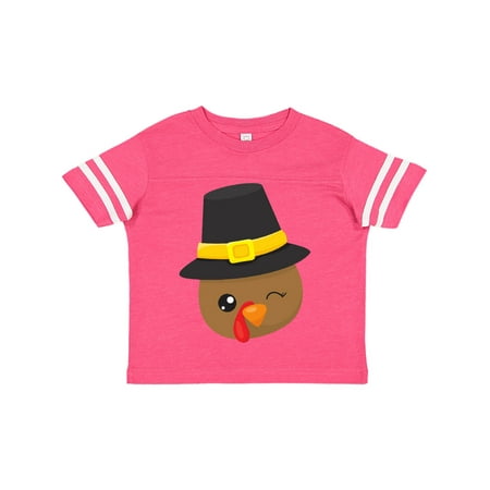 Inktastic Thanksgiving Turkey Turkey With Pilgrim Hat Gift Toddler Boy or Toddler Girl T-Shirt
Inktastic Thanksgiving Turkey Turkey With Pilgrim Hat Gift Toddler Boy or Toddler Girl T-Shirt