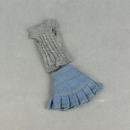 1Set New Multicolored Handmade Kids DIY Jeans Skirt Tops Casual Dress Dressing Clothes Mini Knitted Sweater 4
1Set New Multicolored Handmade Kids DIY Jeans Skirt Tops Casual Dress Dressing Clothes Mini Knitted Sweater 4