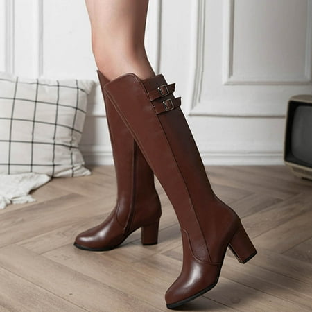 New Years Eve Outfit Womens Boots Shoes Winter Snow Boots For Womenboots Belt Fashion Solid Women S Thick The Boots Color Buckle High Knee Over High Heel Women S Boots Gifts For Wo
New Years Eve Outfit Womens Boots Shoes Winter Snow Boots For Womenboots Belt Fashion Solid Women S Thick The Boots Color Buckle High Knee Over High Heel Women S Boots Gifts For Wo