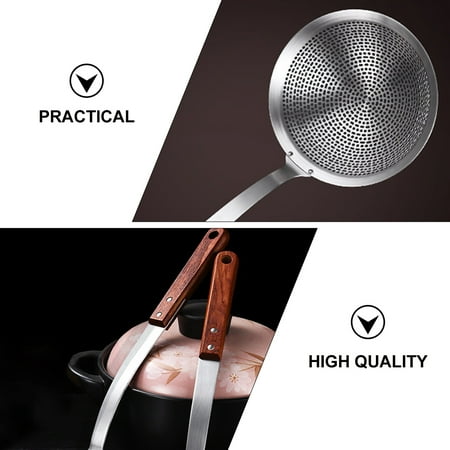 Stainless Steel Skimmer Stainless Steel Skimmer Filter Spoon Practical Hot Pot Spoon Wooden Handle Scoop
Stainless Steel Skimmer Stainless Steel Skimmer Filter Spoon Practical Hot Pot Spoon Wooden Handle Scoop