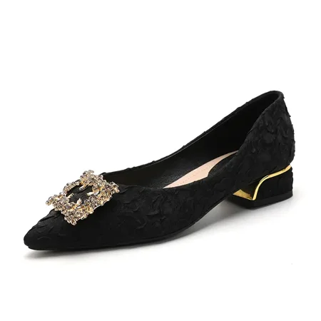 Women‘s Pointed Toe Chunky Heel Shoes Faux Rhinestone Breathable Slip-on Shoes Women‘s Footwear
Women‘s Pointed Toe Chunky Heel Shoes Faux Rhinestone Breathable Slip-on Shoes Women‘s Footwear