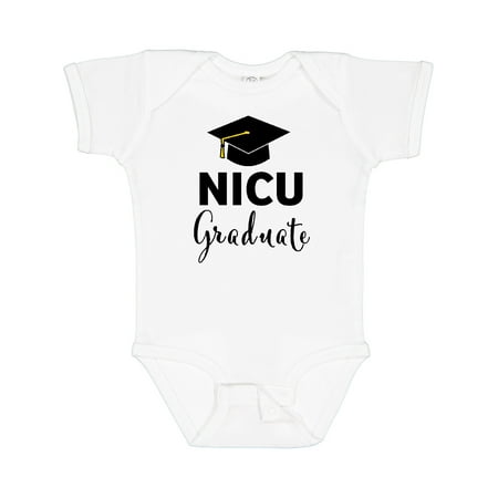 Inktastic NICU Graduate-Graduation Hat Gift Baby Boy or Baby Girl Bodysuit