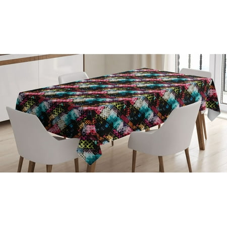 Abstract Tablecloth Vibrant Rectangles Traditional Polka Dots Design Surrealism Inspired Geometric Rectangle Satin Table Cover Accent for Dining Room and Kitchen 60 X 84 Multicolor by Ambesonne
Abstract Tablecloth Vibrant Rectangles Traditional Polka Dots Design Surrealism Inspired Geometric Rectangle Satin Table Cover Accent for Dining Room and Kitchen 60 X 84 Multicolor by Ambesonne