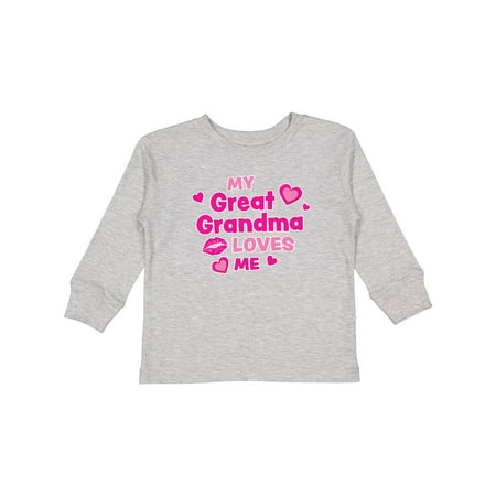 Inktastic Valentine s Day My Great Grandma Loves Me Hearts and Lips Boys or Girls Long Sleeve Toddler T-Shirt
Inktastic Valentine s Day My Great Grandma Loves Me Hearts and Lips Boys or Girls Long Sleeve Toddler T-Shirt