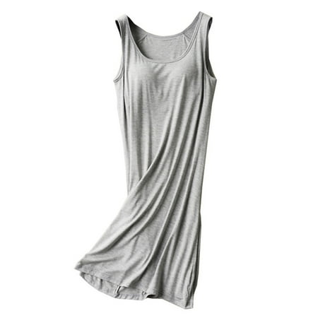 Deals on Gift for Holiday!Ladies Nightdress With Chest Pad Without Rim Vest Comfort Mid-long Pajamas Nightdress
Deals on Gift for Holiday!Ladies Nightdress With Chest Pad Without Rim Vest Comfort Mid-long Pajamas Nightdress