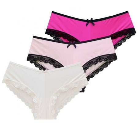 Linen Purity Womens Lace Trim Panties Floral Lace Underwear Plus Size Hipster Panty for Ladies Breathable Soft Stretch Panty Underpants XS-2XL(3-Packs)
Linen Purity Womens Lace Trim Panties Floral Lace Underwear Plus Size Hipster Panty for Ladies Breathable Soft Stretch Panty Underpants XS-2XL(3-Packs)