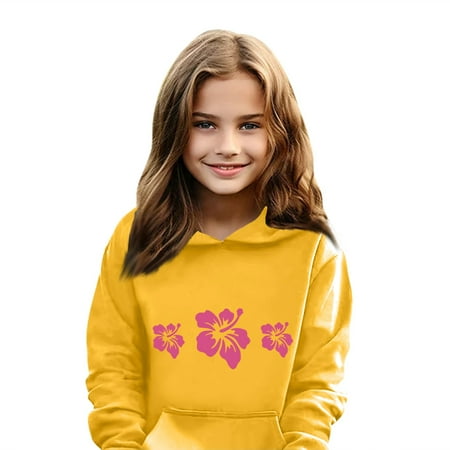 Swohaoen Girls Sweatshirt Pink Palm Puff Hoodie Long Sleeve Letter Print Cute Graphic Hoodie Drawstring Pullover Kids 10-12 Trendy Kids Clothes Yellow 5-6Years
Swohaoen Girls Sweatshirt Pink Palm Puff Hoodie Long Sleeve Letter Print Cute Graphic Hoodie Drawstring Pullover Kids 10-12 Trendy Kids Clothes Yellow 5-6Years