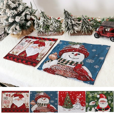 LINASHI Cartoon Xmas Santa Claus Snowman Christmas Placemats for Dining Table Elk Xmas Tree Holiday Table Mats
LINASHI Cartoon Xmas Santa Claus Snowman Christmas Placemats for Dining Table Elk Xmas Tree Holiday Table Mats