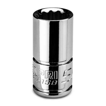 Capri Tools 5/16 in. Shallow Socket 1/4 in. Drive 12-point SAE