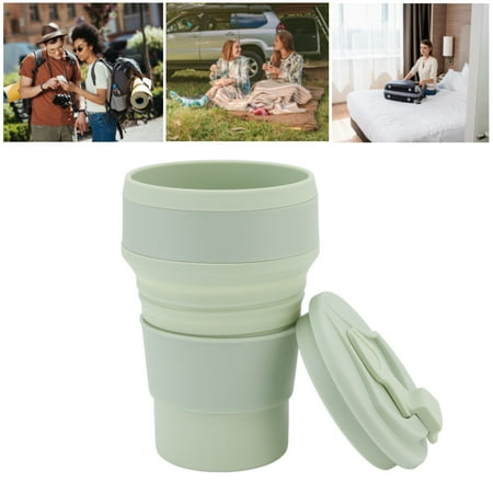 500ml Portable Collapsible Water Cup Drinking Cup Water Bottle for Outdoor Business Trip Light Green
500ml Portable Collapsible Water Cup Drinking Cup Water Bottle for Outdoor Business Trip Light Green