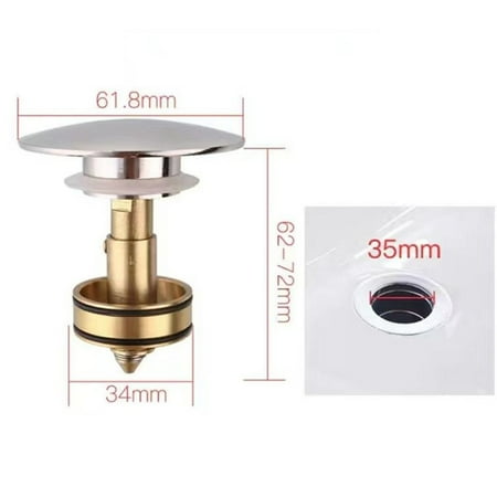 1 Pc Sink Round Ring Overflow Spare Cover Tidy Chrome Trim Bathroom Ceramic