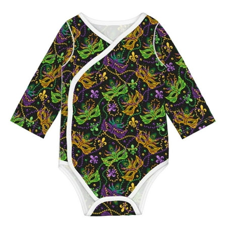 Coaee Mardi Gras Surface for Soft Cotton Baby Long-Sleeve Bodysuit Girls Boys Bodysuit Romper
Coaee Mardi Gras Surface for Soft Cotton Baby Long-Sleeve Bodysuit Girls Boys Bodysuit Romper