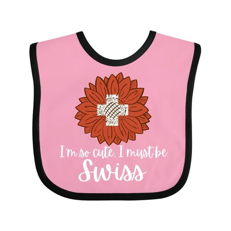 Inktastic I m So Cute I Must Be Swiss Sunflower Flag Gift Baby Boy or Baby Girl Bib
Inktastic I m So Cute I Must Be Swiss Sunflower Flag Gift Baby Boy or Baby Girl Bib