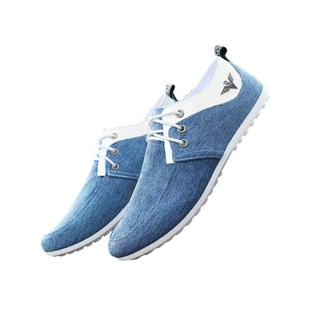 Avamo Men Comfortable Walking Shoes Low Top Outdoor Breathable Canvas Loafers Blue 7
Avamo Men Comfortable Walking Shoes Low Top Outdoor Breathable Canvas Loafers Blue 7