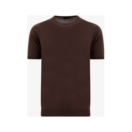 ROBERTO COLLINA SWEATER MAN Brown KNITWEAR