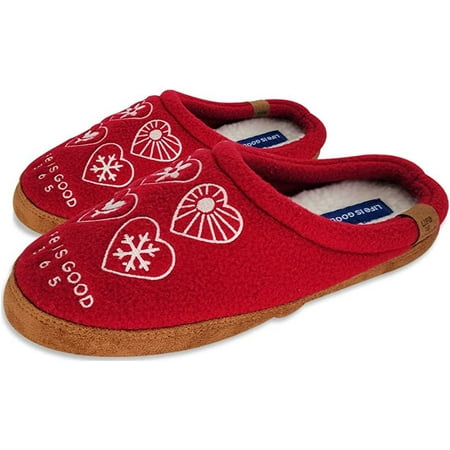 LIFE IS GOOD Women s Moccasin Slippers 303593W - Suede & Fleece Open Back Indoor/Outdoor Slip-Ons - Plush & Cozy Slides with Soft Foam & Rubber Soles Stylish & Comfy Available in Different Designs...
LIFE IS GOOD Women s Moccasin Slippers 303593W - Suede & Fleece Open Back Indoor/Outdoor Slip-Ons - Plush & Cozy Slides with Soft Foam & Rubber Soles Stylish & Comfy Available in Different Designs...