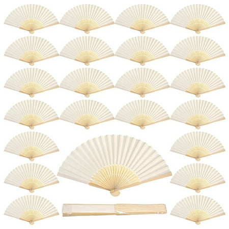 60 Pcs White Hand Fan Bamboo Folding Fan Handheld Wedding Fans for Bridal Dancing Party Favors Church Home Office Decor
60 Pcs White Hand Fan Bamboo Folding Fan Handheld Wedding Fans for Bridal Dancing Party Favors Church Home Office Decor