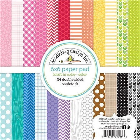 kraft doodlebug paper 6x6 pad papr launch sheets dot haven inlinkz giveaway treat bags