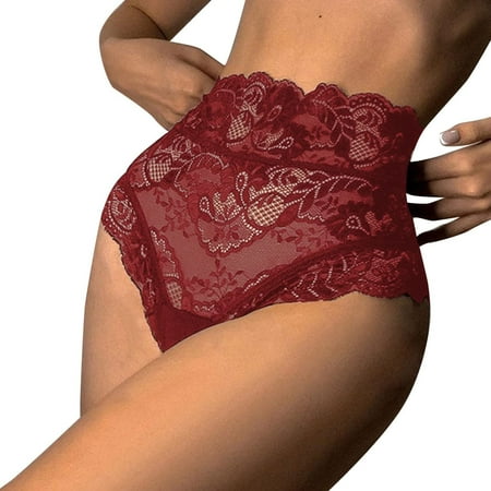 QWERTYU Women s Soft Breathable Briefs Comfort See Through Underwear High Waist Lace Panties L Red
QWERTYU Women s Soft Breathable Briefs Comfort See Through Underwear High Waist Lace Panties L Red