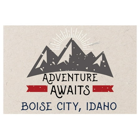 Boise City Idaho Souvenir 2x3 Inch Fridge Magnet Adventure Awaits Design