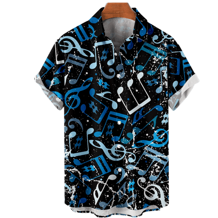 MLFU Men s and Big Men s Musical Collared Button Down Tops Shirt Regular Slim-Fit Bowling Shirts Plus Size Men
MLFU Men s and Big Men s Musical Collared Button Down Tops Shirt Regular Slim-Fit Bowling Shirts Plus Size Men