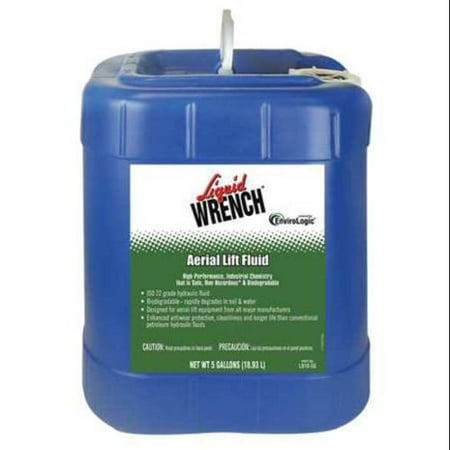 LIQUID WRENCH LB10-5G Hydraulic Fluid, Biobased, 5 Gal.