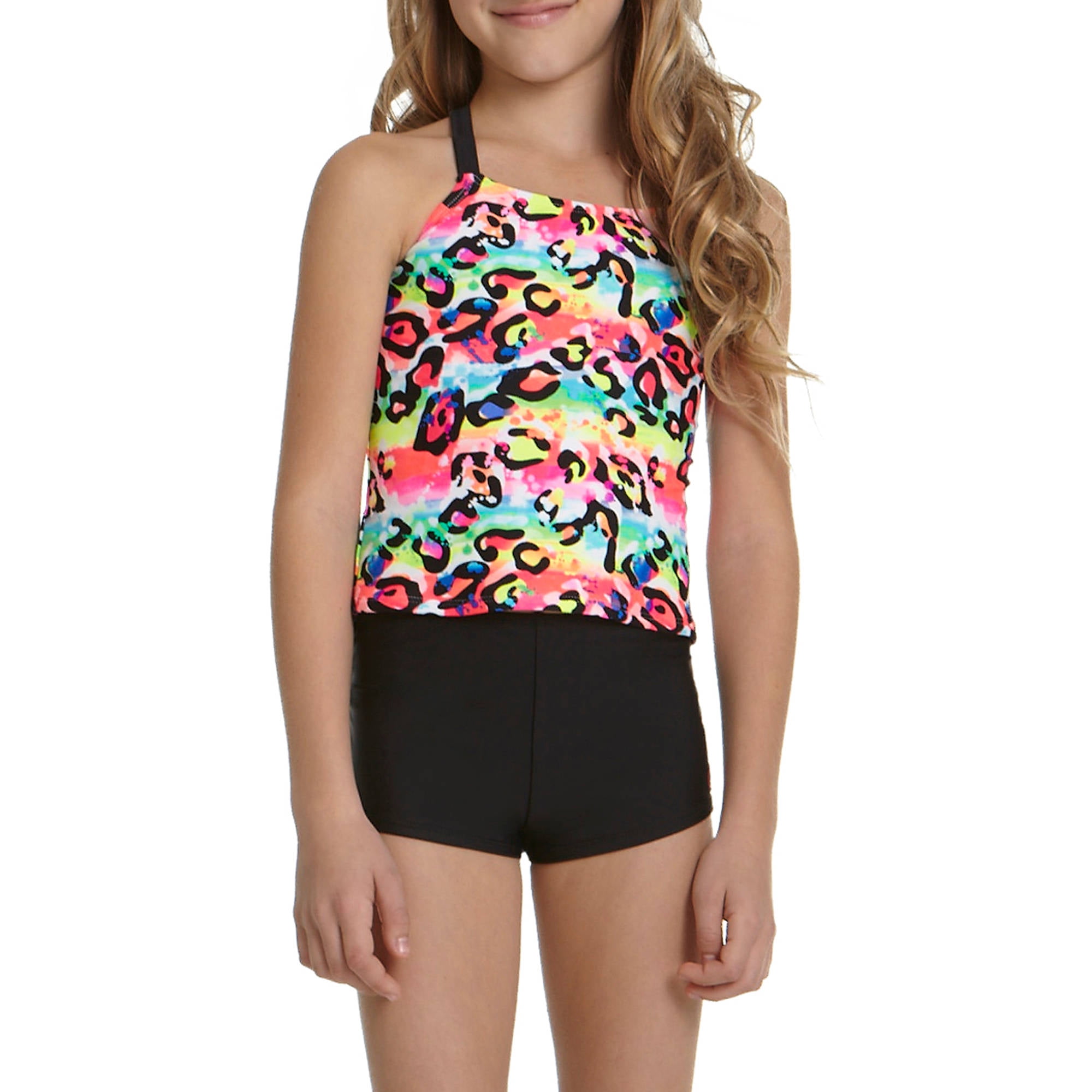 Hello Kitty Girls' Pineapple Tankini Swimsuit