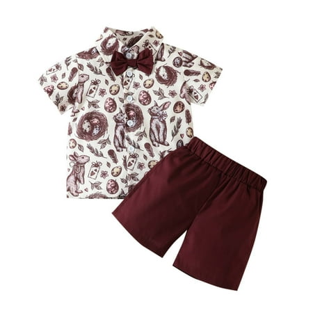 Summer Savings Clearance! Dezsed Easter Boys Clothes Fashion Cute Printing Short Sleeve Round-Neck Shirts+Short Pants Two-Piece Set Easter Gifts 6M-6Y Boys Sets Clothing
Summer Savings Clearance! Dezsed Easter Boys Clothes Fashion Cute Printing Short Sleeve Round-Neck Shirts+Short Pants Two-Piece Set Easter Gifts 6M-6Y Boys Sets Clothing