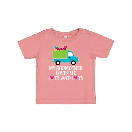 Inktastic My Godmother Loves Me Gift Baby Boy or Baby Girl T-Shirt