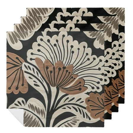 Facannap Black and White Flower Pattern Cloth Napkins Polyester Reusable Machine Washable Fabric for Events Dinner Napkin Dining Table Kitchen Party Housewarming Farmhouse Decor 4 PCS
Facannap Black and White Flower Pattern Cloth Napkins Polyester Reusable Machine Washable Fabric for Events Dinner Napkin Dining Table Kitchen Party Housewarming Farmhouse Decor 4 PCS