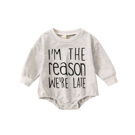 Infant Baby Girls Boys Romper Letter Print Long Sleeve Crew Neck Jumpsuits Autumn Winter Bodysuits
Infant Baby Girls Boys Romper Letter Print Long Sleeve Crew Neck Jumpsuits Autumn Winter Bodysuits