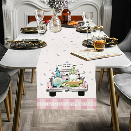 Easter Bunny Eggs Creative Polyester Cotton Printed Table Flag Table Decoration
Easter Bunny Eggs Creative Polyester Cotton Printed Table Flag Table Decoration