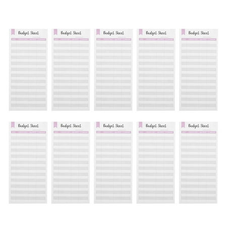 Budget Sheet 18Pcs Consumption Cards Budget Sheets Expense Budget Sheets for Personal Use
Budget Sheet 18Pcs Consumption Cards Budget Sheets Expense Budget Sheets for Personal Use